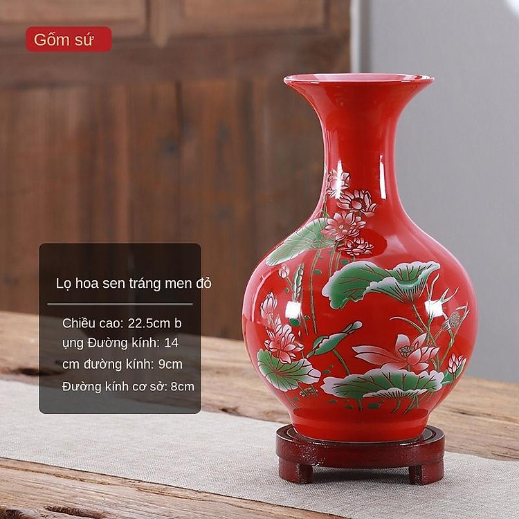 Bình gốm Nội thất TV Trang chủ Trung Quốc Chèn Hoa khô trí bằng sứ Phòng khách Tủ rượu sáng tạo