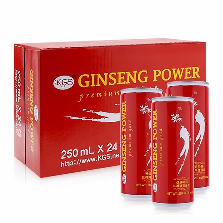 Nước Hồng sâm Ginseng Power KGS Hàn Quốc ( 24 lon*250ml)