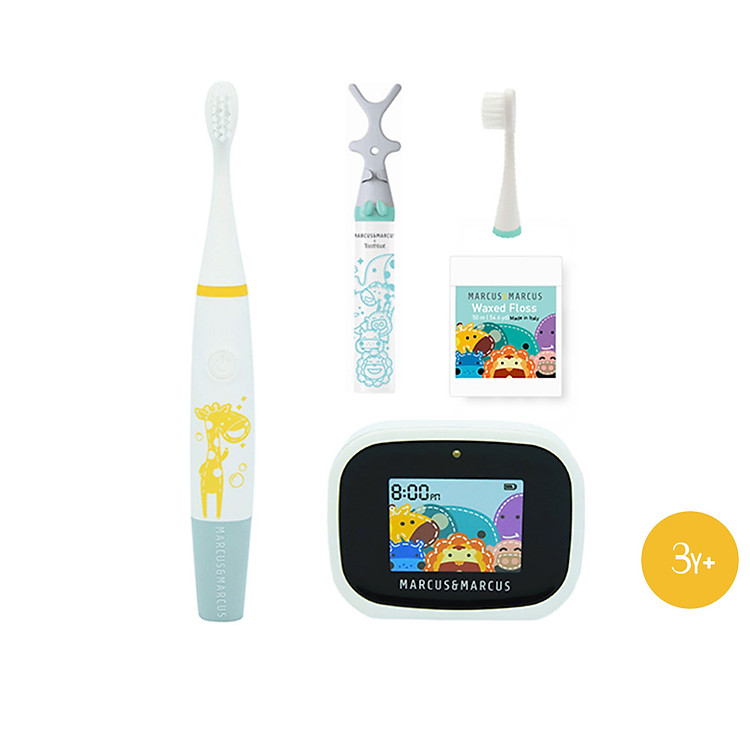 Bộ bàn chải tập đánh răng cho bé Premium Marcus & Marcus, từ 3 tuổi - Lola