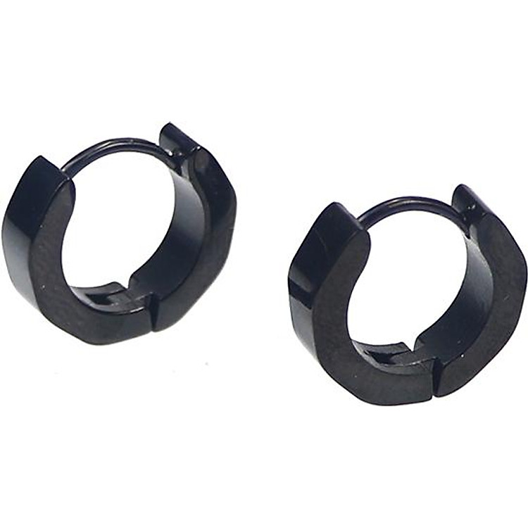 Bông tai lục giác BT324 (Màu đen)