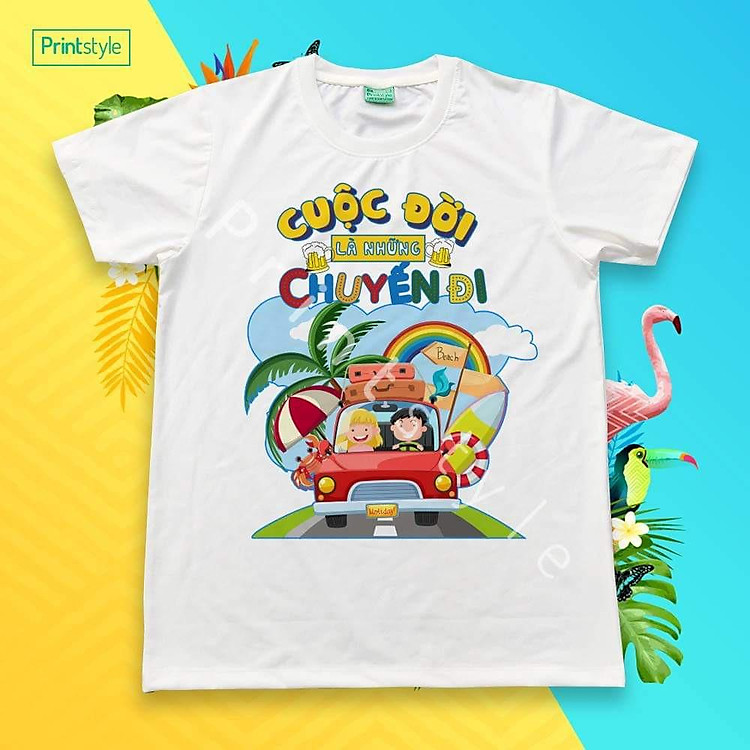 áo thun mùa hè - áo đôi , cặp nhóm