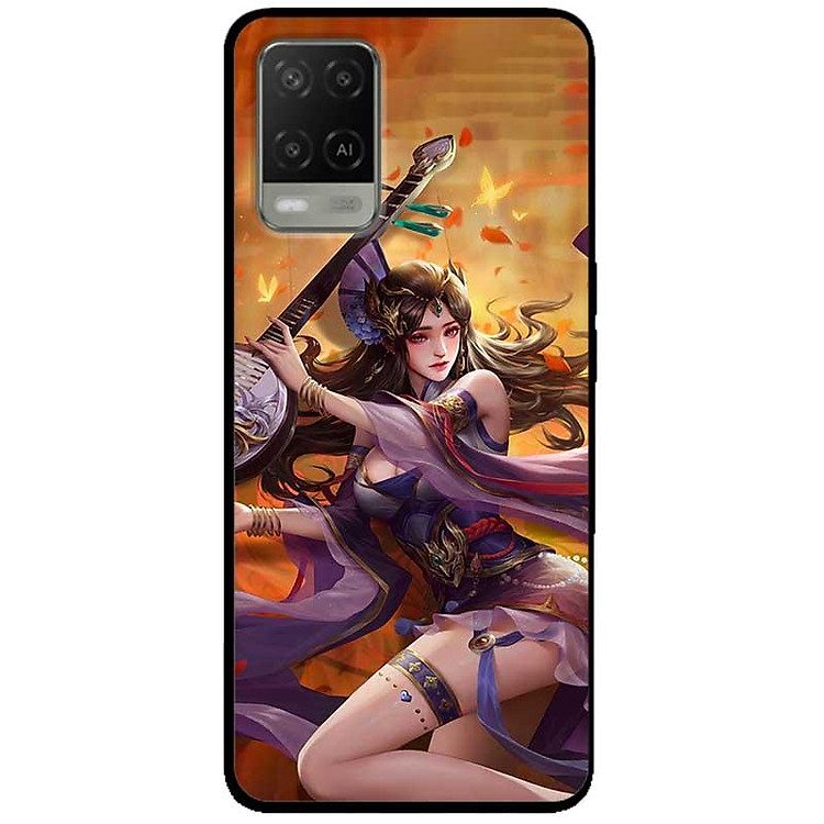 Ốp lưng cho Oppo A54 - A55 - A56 5G - A55s - A18 - A38 - A58 - Thiếu Nữ Cầm Đàn Tỳ - Hàng Chính Hãng