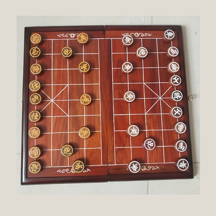 Cờ tướng gỗ hương và quân cờ Chính hãng Giá tốt - Hình ảnh 4