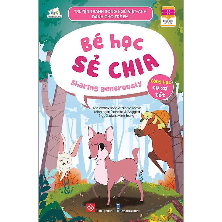 Truyện Tranh Song Ngữ Việt-Anh Dành Cho Trẻ Em - Cùng Học Cư Xử Tốt - Ảnh 2