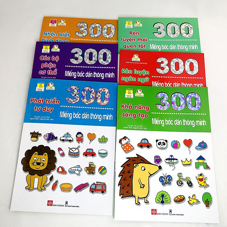 300 Miếng Bóc Dán Thông Minh (6 Cuốn) - Ảnh 3