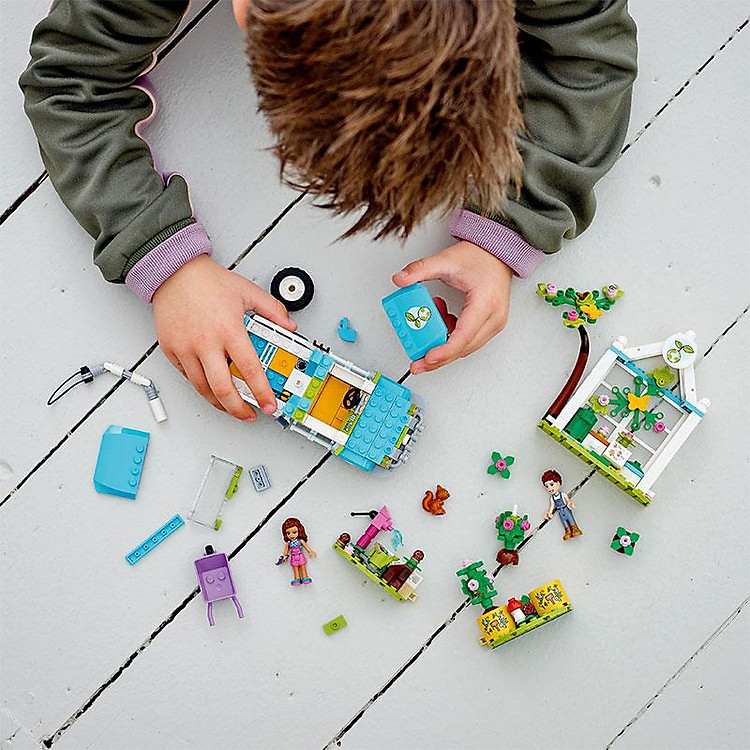 LEGO FRIENDS Xe Trồng Cây Di Động 41707 Chính hãng Giá rẻ - Hình ảnh 2