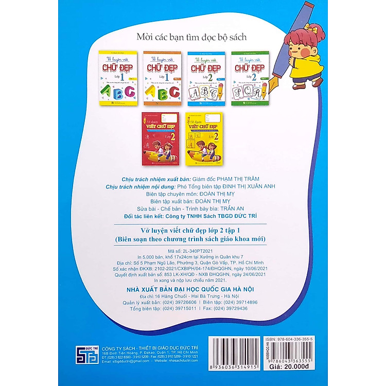 Vở Luyện Viết Chữ Đẹp Lớp 2 - Tập 1 - Ảnh 2