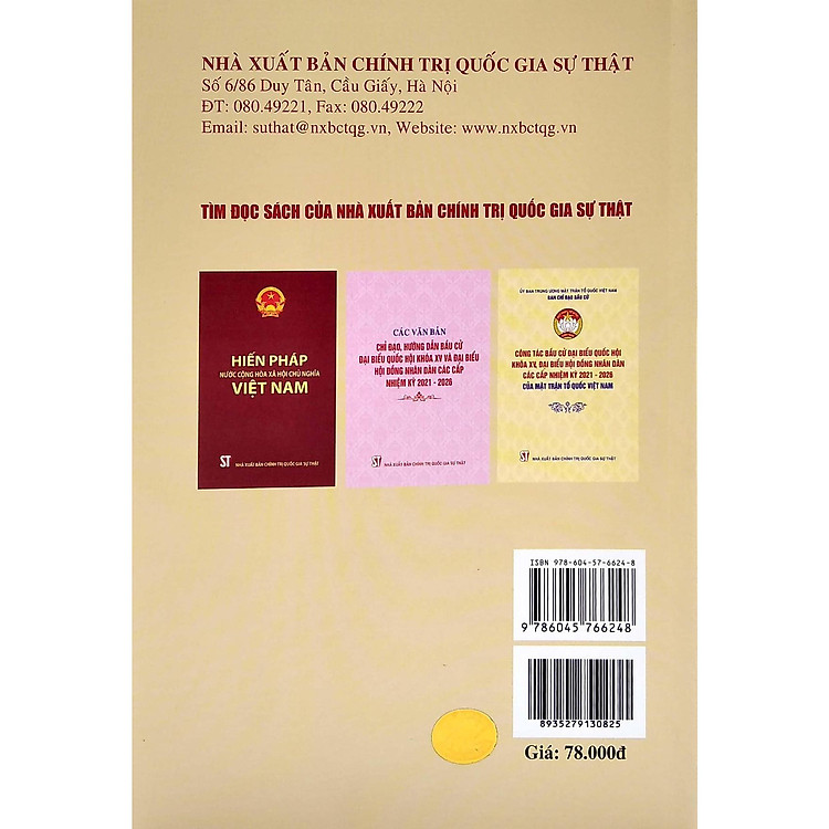 200 Câu Hỏi - Đáp Về Bầu Cử Đại Biểu Quốc Hội Khóa XV Và Đại Biểu Hội Đồng Nhân Dân Các Cấp Nhiệm Kỳ 2021 - 2026 - Ảnh 3