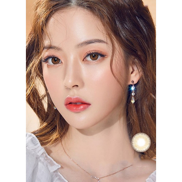 Kính áp tròng Love Gray 14 mm- 1 độ