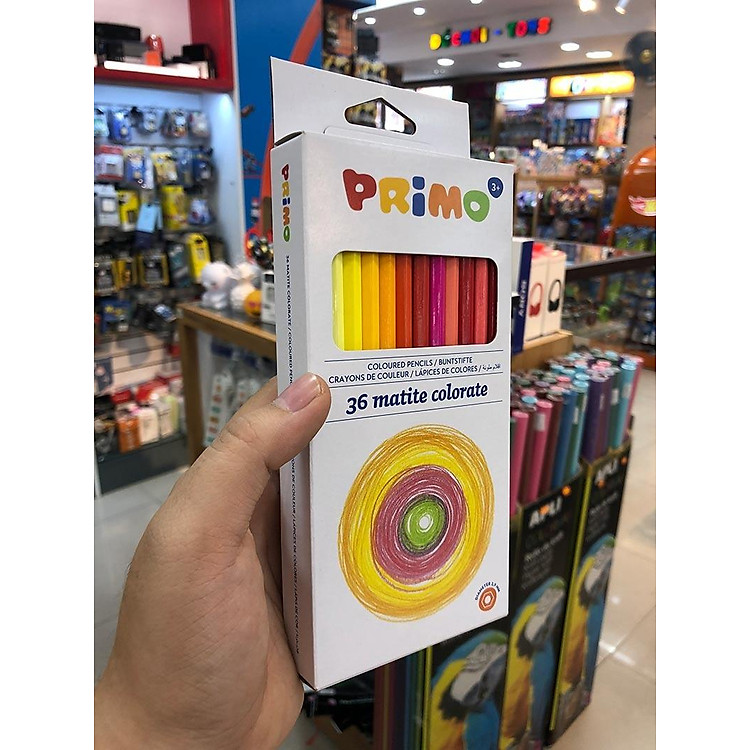 Bộ Bút Chì Màu Lục Giác PRIMO (36 chiếc) - Ảnh 4