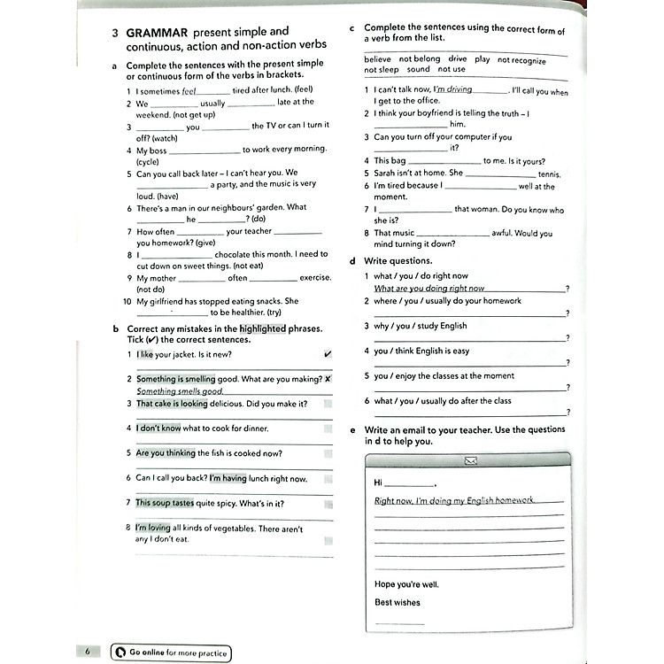 English File 4th Edition: Intermediate: Workbook With Key - Ảnh 3