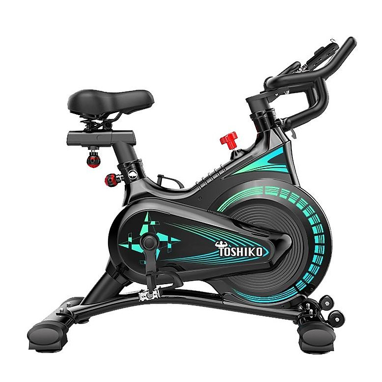 Xe đạp tập thể dục trong nhà Toshiko X11, xe đạp thể thao có đồ hồ hiển thị quãng đường, calo tiêu thụ, giảm mỡ, săn chắc cơ thể