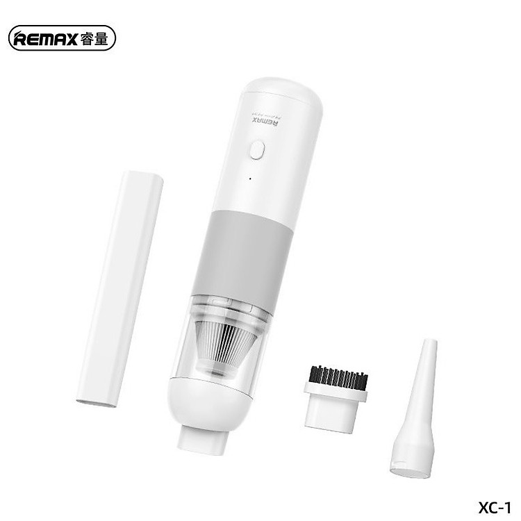Máy hút bụi cầm tay mini không dây cho xe hơi Remax XC-1 - Hàng Chính Hãng