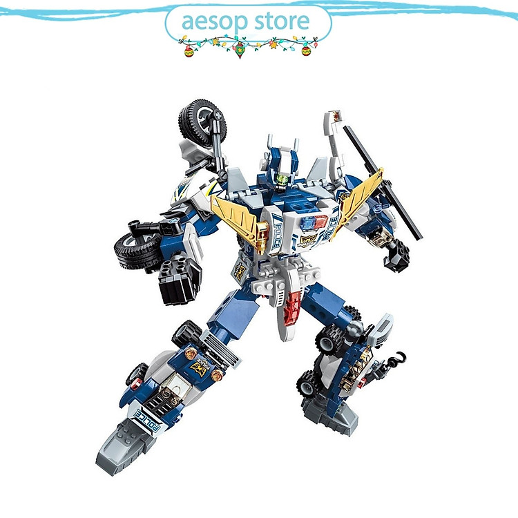 Mua tại Tiki: Hộp 6 bộ đồ chơi Robot Qman 41104 Chính hãng Giá rẻ