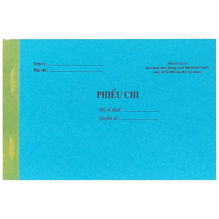 Phiếu Chi 3 Liên - Ảnh 2