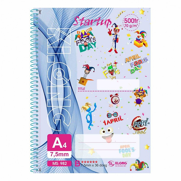 Sổ Lò Xo KLONG A4 (500 trang) - Ảnh 4