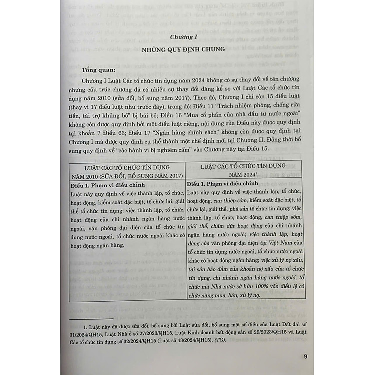 Luật Các tổ chức tín dụng năm 2024 – So sánh và bình luận - Ảnh 5