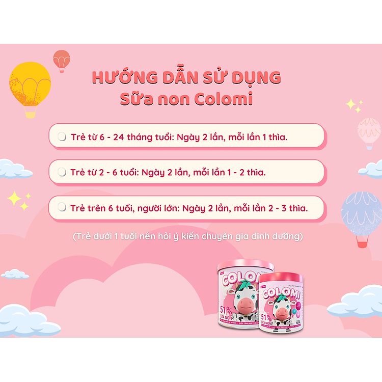 Sữa non COLOMI cho trẻ em 130g Giá tốt - Hình ảnh 3