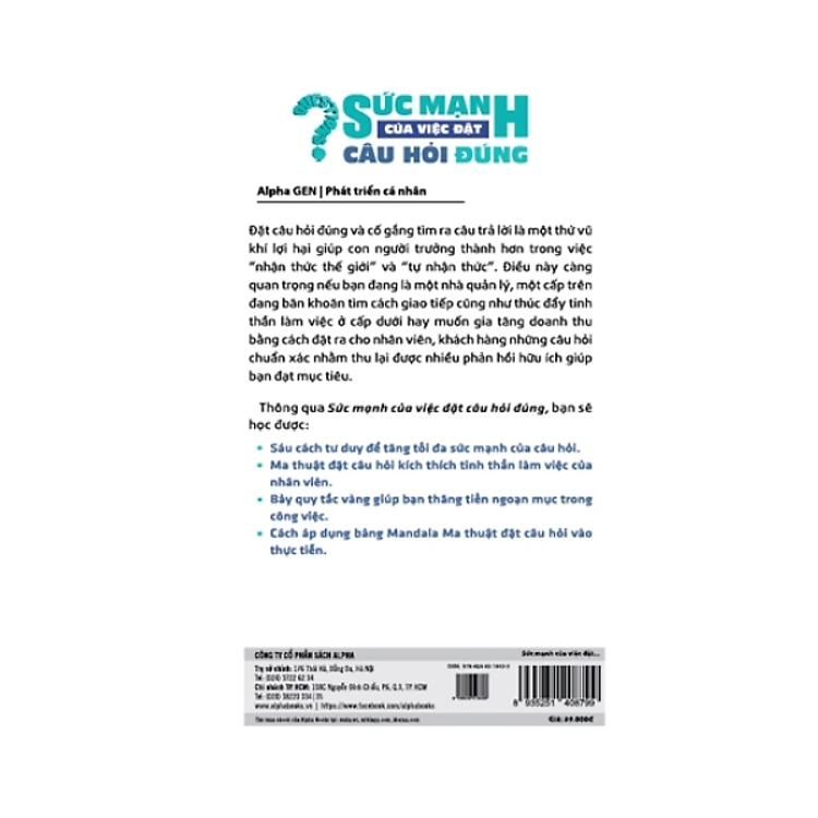 Sức Mạnh Của Việc Đặt Câu Hỏi Đúng - Ảnh 2