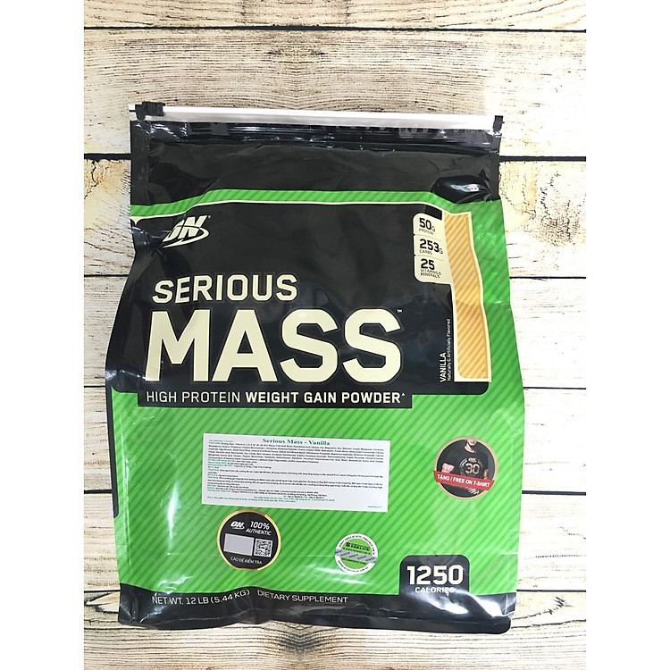Sữa Dinh Dưỡng Tăng Cân Cho Người Gầy Serious Mass 12lbs của On (5.6 kg)
