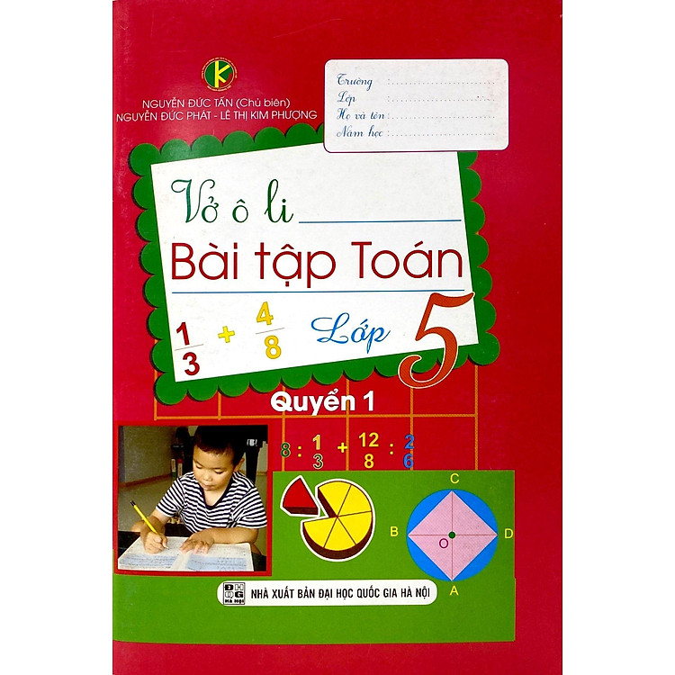 Vở Ô Li Bài Tập Toán – Lớp 5 (Quyển 1)