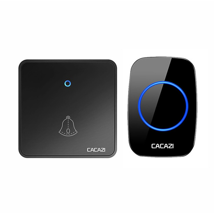Chuông cửa không dây Cacazi A01, khoảng cách sử dụng trong 300M, có đèn ban đêm CACAZI OK