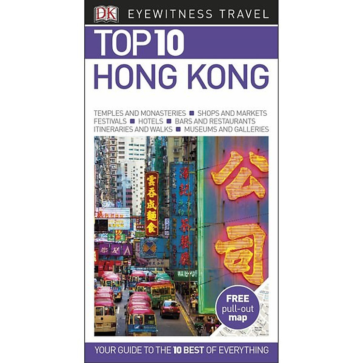 Sách DK Eyewitness Top 10 Hong Kong