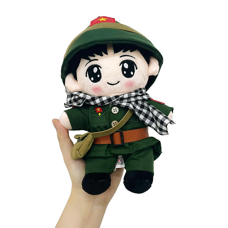 Gấu Bông Yêu Nước Chú Bộ Đội 25 cm Chính hãng Ưu đãi - Hình ảnh 3
