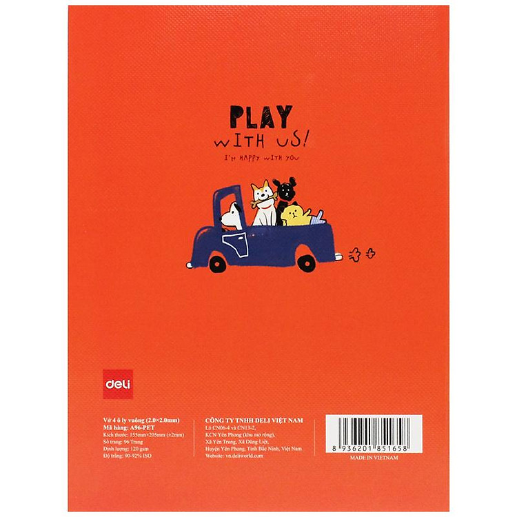 Tập Học Sinh 4 Ô Ly Vuông (96 trang, 120gsm) - Ảnh 5