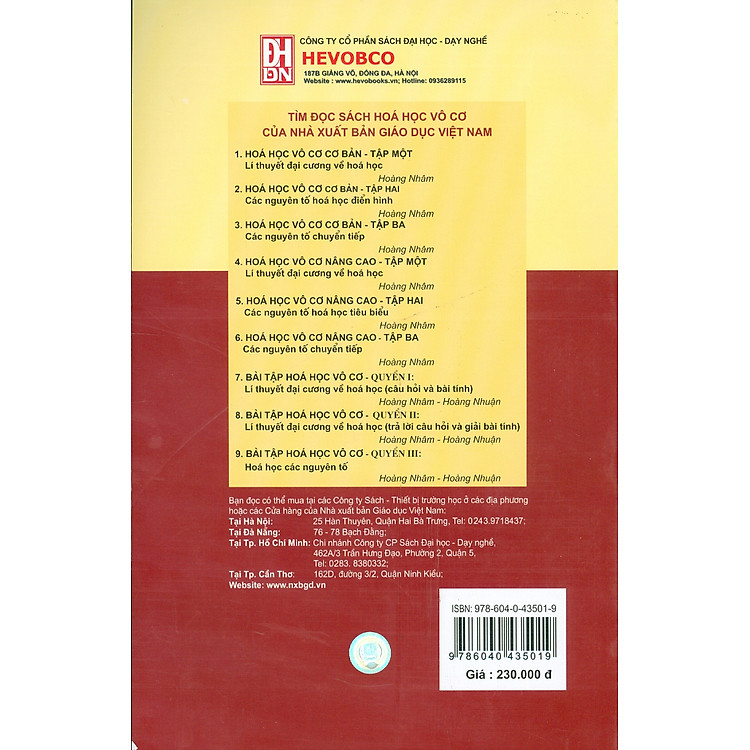 Hóa Học Vô Cơ Nâng Cao, Tập Hai - Các Nguyên Tố Hoá Học Tiêu Biểu (Tái bản) - Ảnh 2