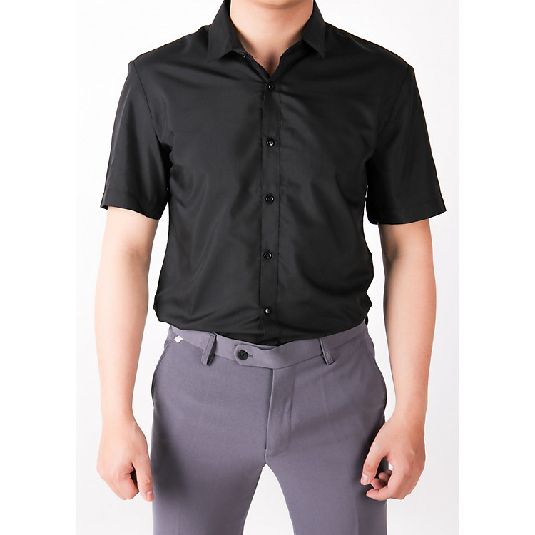 Áo Sơ Mi Nam KOJIBA Ngắn Tay, Kiểu Dáng Basic, Chất Liệu Cao Cấp
