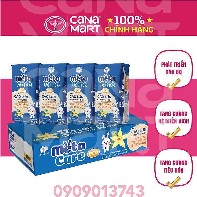 Nơi mua Thùng sữa Nutricare Metacare ECO 110ml Hàng chuẩn Giá tốt - Hình ảnh 2