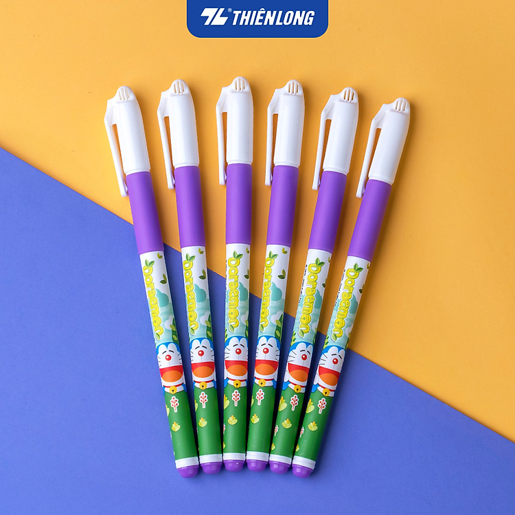 Bộ Bút Gel Thiên Long Doraemon GEL-012 (5 chiếc) - Ảnh 2