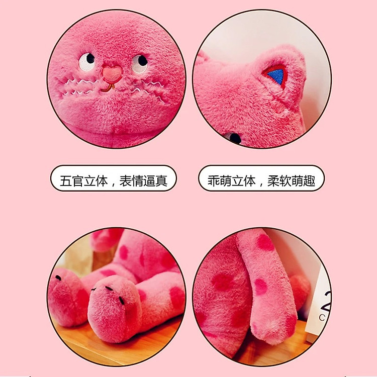 Mua Thú nhồi bông mèo hồng mặt quạo Chính hãng Tiết kiệm - Hình ảnh 4
