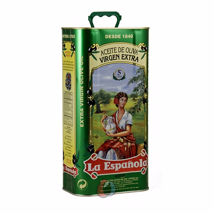 Dầu Olive Extra Virgin Of La Espanola 5 Lít