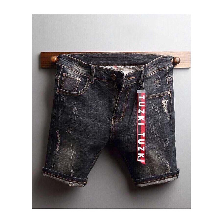 Quần short jean nam