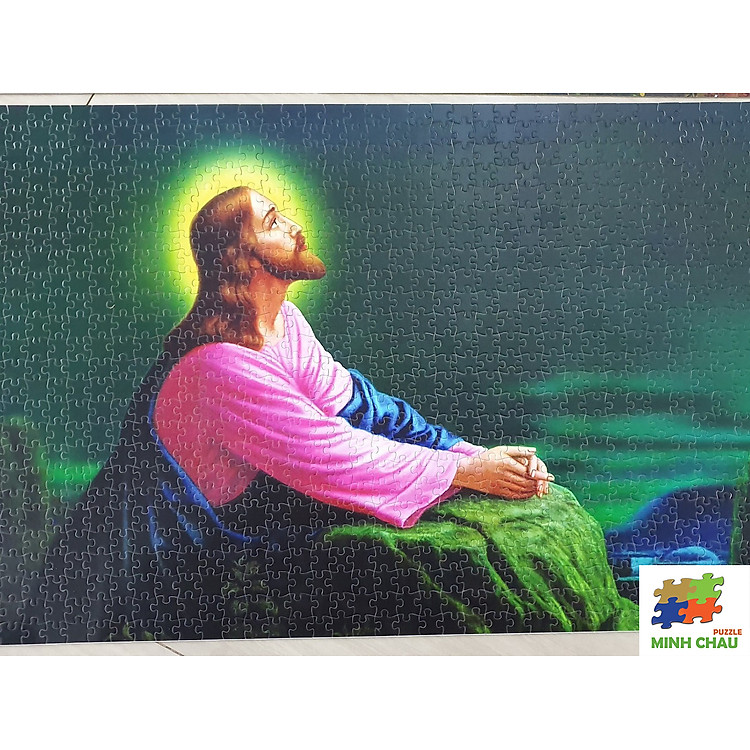 Bộ Tranh Xếp Hình Jesus 1000 Mảnh Chính hãng Tiết kiệm - Hình ảnh 5