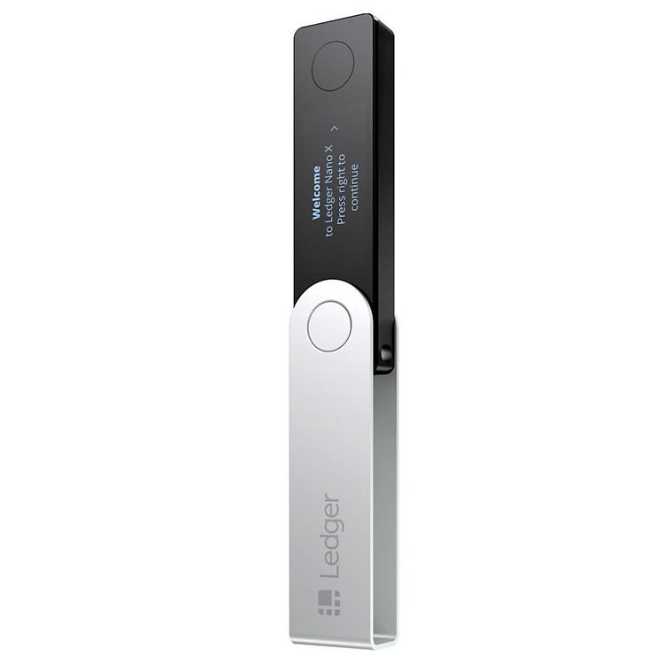 Ví Lạnh Ledger Nano X - Hàng nhập khẩu trực tiếp Ledger Pháp - Nguyên seal 100%