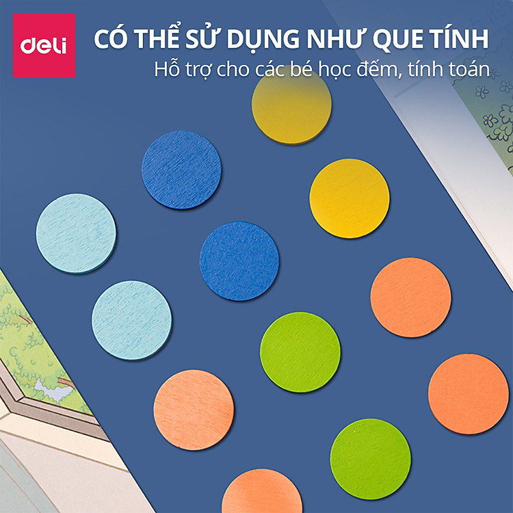 Bộ Đồ Chơi Lắp Ghép Hình Học Gỗ Chính hãng Tiết kiệm - Hình ảnh 4