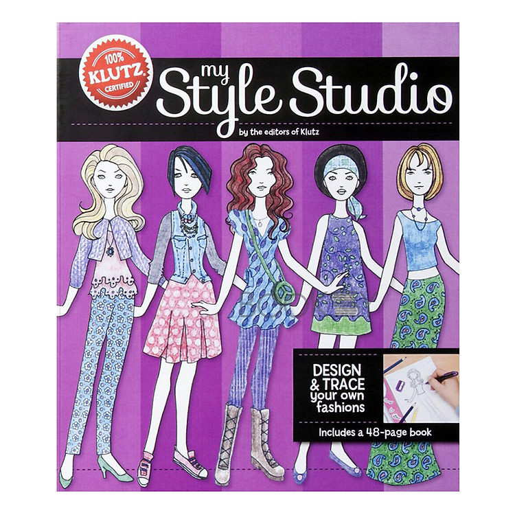 Sách Klutz : Design and Trace Your Own Fashions