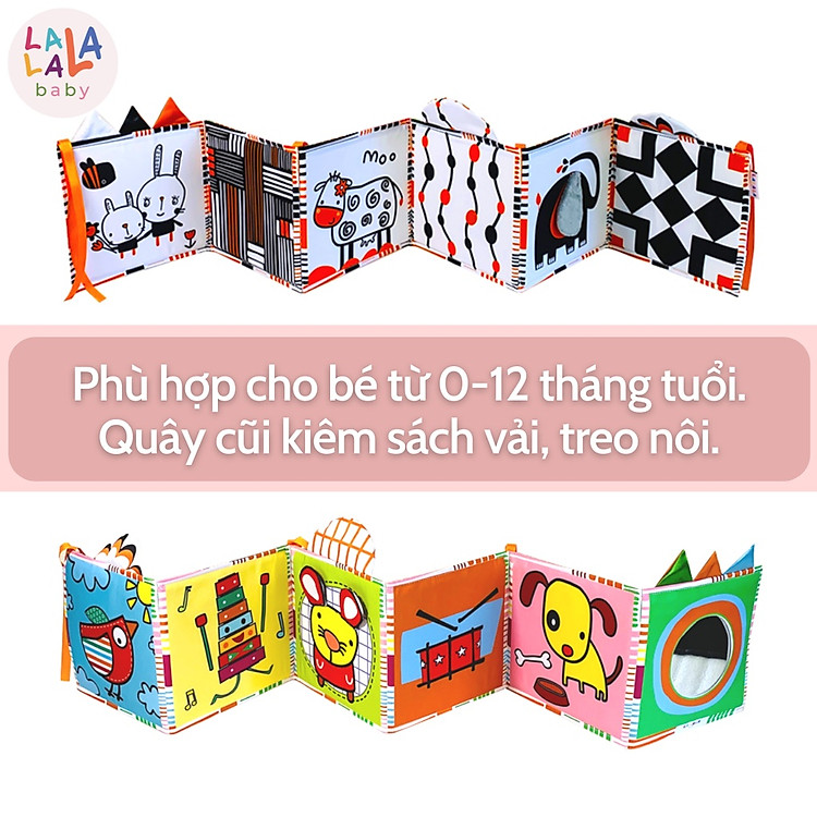 Sách Vải ZicZac Đồ Chơi Sơ Sinh Chính hãng Giá rẻ - Hình ảnh 4