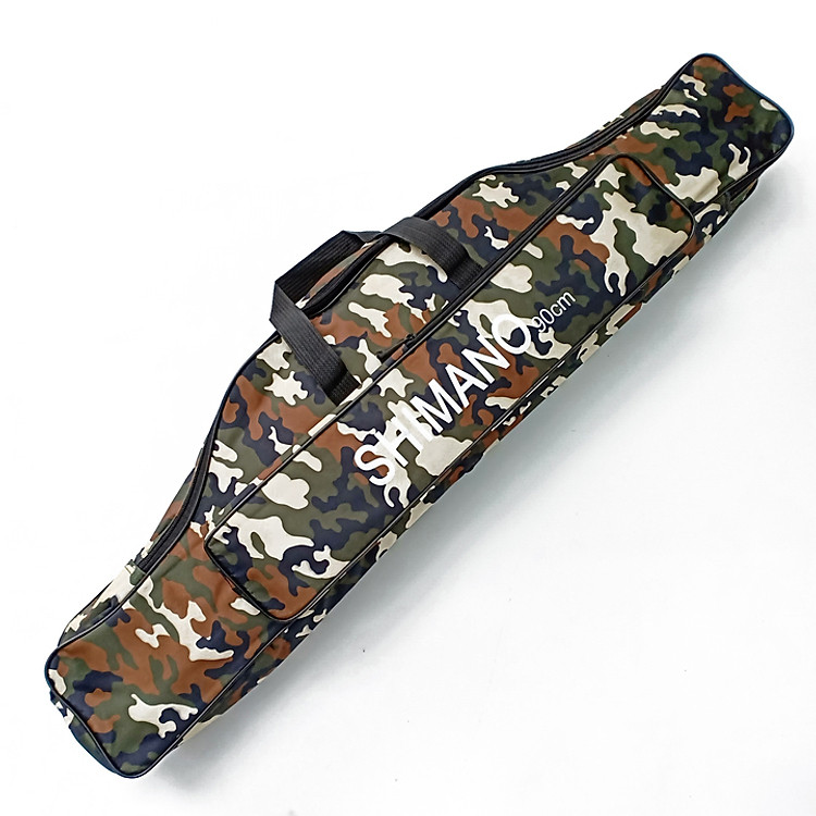 Túi đựng cần câu cá SHIMANO 2 ngăn chính 1 ngăn phụ vải bạt ranri 2 lớp chống nước