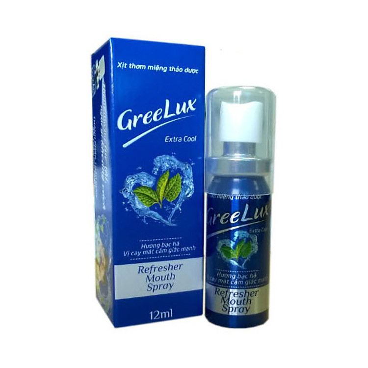 Xịt thơm miệng thảo dược GREELUX (hương Extra Cool) - Cho hơi thở thơm mát