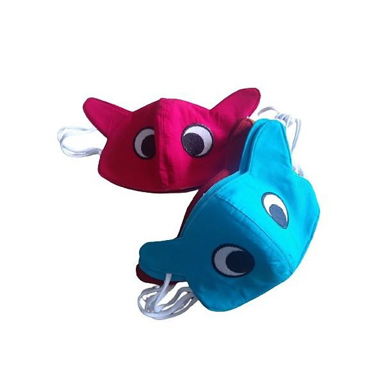 Lố 10 Khẩu trang vải 3 lớp TRẺ EM từ 1-6 tuổi. Siêu rẻ