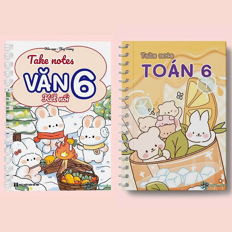 Sách Takenote lớp 6: Toán + Văn Kết Nối cỡ A5 (Phiên Bản Mới Nhất)