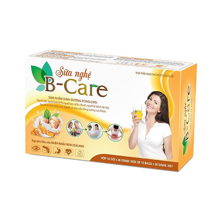 Sữa nghệ B-Care hộp giấy 5 gói