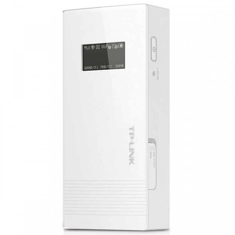 Combo Bộ Phát WiFi Di động Từ Sim 3G Tích Hợp Sạc dự phòng 5200mAh TP-Link M5360 (Kèm tai nghe Sendem V5 Superbass) - Hàng Chính Hãng