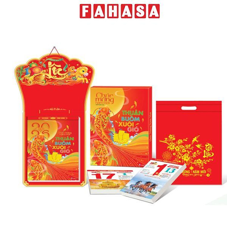 Lịch Bloc Siêu Đại 2026 - Thuận Buồm Xuôi Gió - Lộc - Hoa Niên HN08