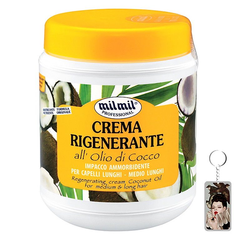 Kem phục hồi tóc Milmil 1000ml tặng kèm móc khóa