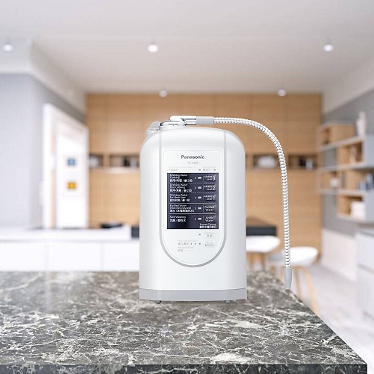 Máy lọc nước điện giải ion kiềm Panasonic TK-AS45 - Hàng chính hãng - Sản xuất tại Nhật Bản 3 tấm điện cực tạo ra 5 loại nước sử dụng cho gia đình